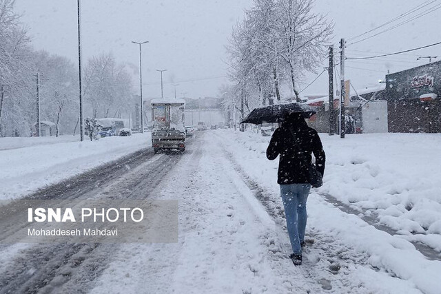 آخرین وضعیت گیلان پس از برف