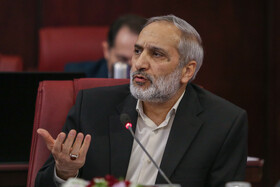 محمدرضا یزدی رئیس دبیرخانه ستاد هماهنگی مبارزه با فساد اقتصادی در مراسم رونمایی از سامانه مدیریت ریسک فساد