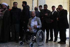 حضور مردم خرم آباد در محل صندوق اخذ رای