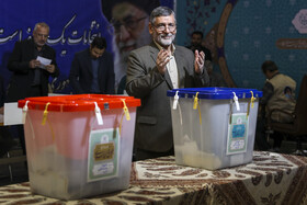 حضور محمدحسین صفار هرندی  پای صندوق رای در وزارت کشور