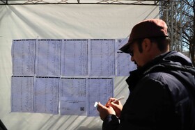 حضور مردم پای صندوق های اخذ رای در تبریز