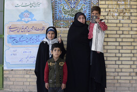 حضور مردم شهرکرد در محل اخذ رای