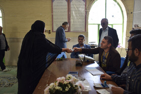 حضور مردم شهرکرد در محل اخذ رای