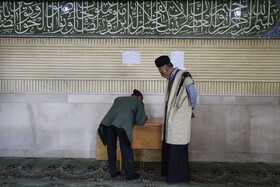 حضور مردم شهرکرد در محل اخذ رای