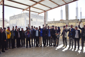 حضور مردم شهرکرد در محل اخذ رای