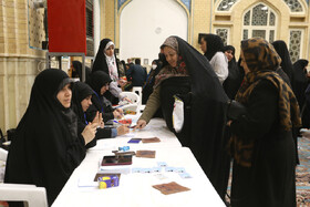 حضور مردم قزوین در محل اخذ رأی