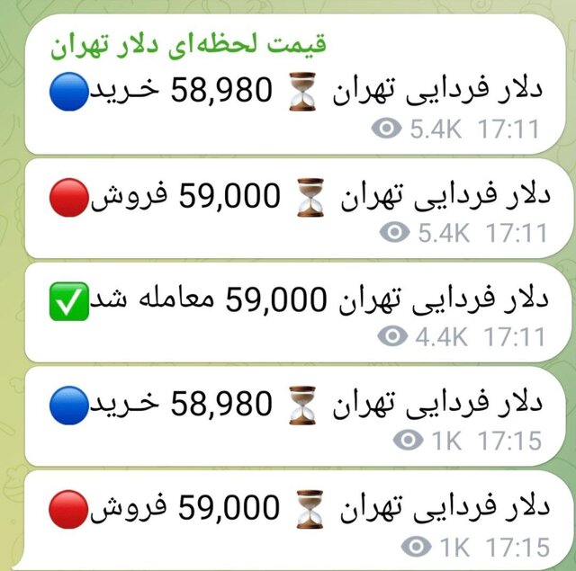 انتشار نرخهای جعلی برای القای افزایش قیمت دلار در روز انتخابات