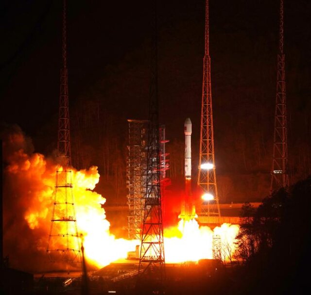 چین یک ماهواره ارتباطی را به فضا پرتاب کرد