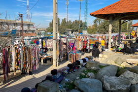 فروش لباس های محلی در بندر ترکمن
