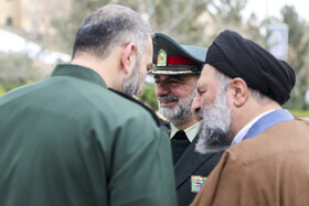  سردار احمدرضا رادان فرمانده فراجا  در حاشیه مراسم دانش‌آموختگی دانشجویان دانشگاه علوم انتظامی 