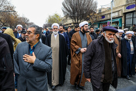 تشییع پیکر آیتالله امامی کاشانی