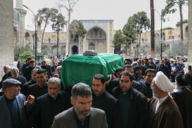 تشییع پیکر آیتالله امامی کاشانی