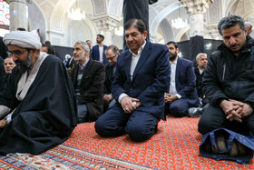 حضور محمد مخبر معاون اول رییس جمهور در مراسم تشییع پیکر آیتالله امامی کاشانی