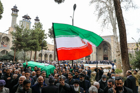 تشییع پیکر آیتالله امامی کاشانی