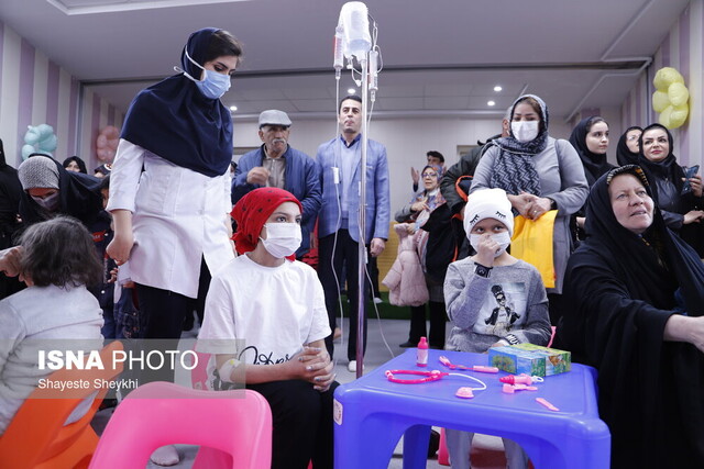 افتتاح خانه بازی کودکان در بیمارستان اکباتان همدان