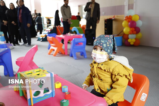 افتتاح خانه بازی کودکان در بیمارستان اکباتان همدان