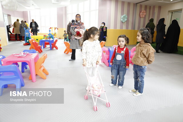 افتتاح خانه بازی کودکان در بیمارستان اکباتان همدان