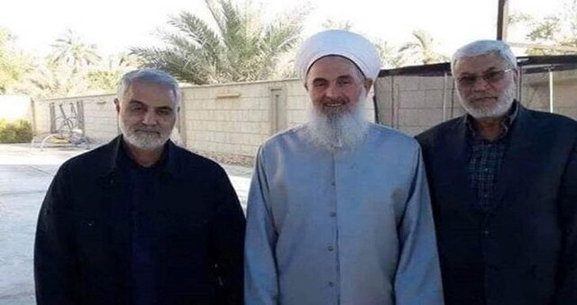 مفتی اهل سنت عراق: با شهید سلیمانی درباره تشکیل ارتش مسلمانان به توافق رسیده بودیم مفتی اهل سنت عراق: با شهید سلیمانی درباره تشکیل ارتش مسلمانان به توافق رسیده بودیم