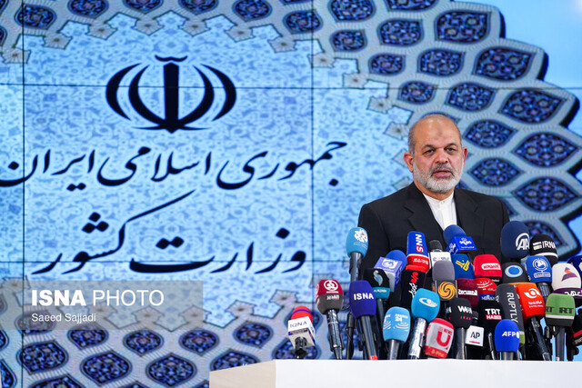 احمد وحیدی، وزیر کشور ۴ سطح امنیت، سلامت، رقابت و مشارکت در انتخابات به دست آمد