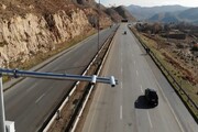 توقیف خودرویی با سرعت ۱۸۴ کیلومتر بر ساعت در آزادراه قزوین_زنجان