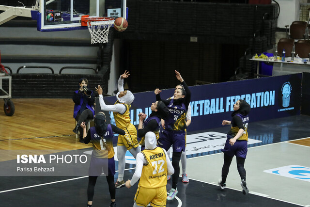 تصویر آرشیوی است. طائرپور: قهرمانی حق دختران بسکتبال گروه بهمن بود