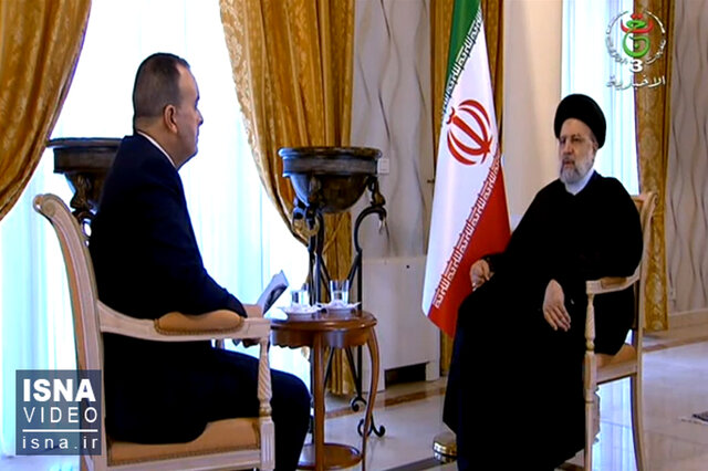 ویدیو/ گفتوگوی رئیسی با «الاخباریه» درباره سیاست و اقتصاد ویدیو/ گفتوگوی رئیسی با «الاخباریه» درباره سیاست و اقتصاد