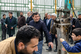 حضور علیرضا زاکانی شهردار تهران در مراسم آغاز عملیات اجرایی خط ۸ مترو تهران