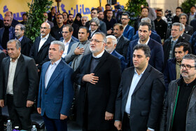 حضور علیرضا زاکانی شهردار تهران در مراسم آغاز عملیات اجرایی خط ۸ مترو تهران