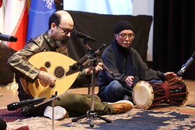 اجرای موسیقی در مراسم افتتاحیه رویداد بین‌المللی علمی، فرهنگی جاده ابریشم هنر و فضای ما بین ایران و ژاپن