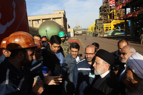 افتتاح کارخانه فولاد زمزم ۳ در اهواز با حضور رییس جمهور