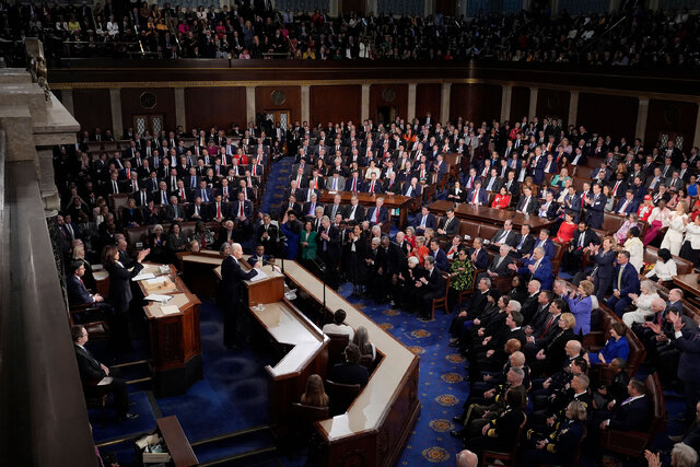 سخنرانی سالیانه بایدن در کنگره با دفاع از عملکردش