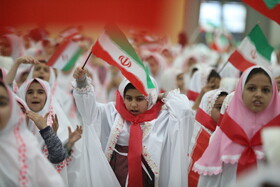 جشن تکلیف دانش آموزان دختر در همدان