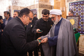 حجت الاسلام احمد مروی، تولیت آستان قدس رضوی در آیین غبارروبی حرم مطهر حضرت رضا (ع)