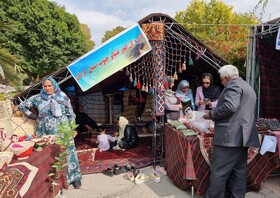 ششمین نمایشگاه دستاوردهای زنان روستایی و عشایر جنوب کرمان آغاز به کار کرد