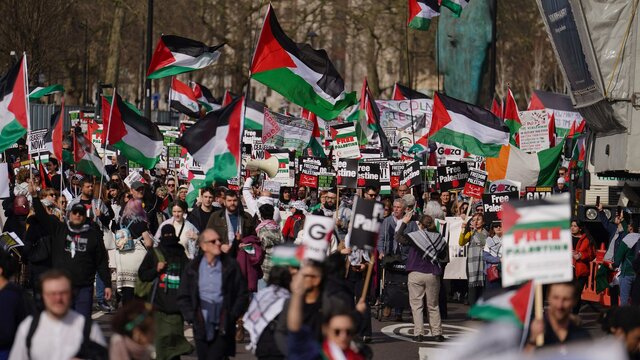 از لندن تا نیویورک؛ تظاهرات حمایت از فلسطین در نقاط مختلف جهان
