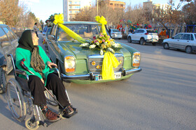 شاد پیمایی گل در شهر بجنورد