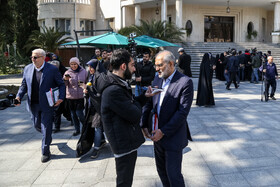 سید محمد حسینی، معاون پارلمانی رییس جمهور درحاشیه جلسه هیات دولت -۲۳ اسفند