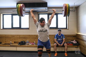 تمرین تیم ملی وزنه‌ برداری