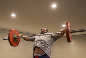 تمرین تیم ملی وزنه‌ برداری