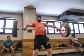 تمرین تیم ملی وزنه‌ برداری