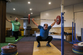 تمرین تیم ملی وزنه‌ برداری