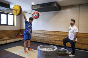 تمرین تیم ملی وزنه‌ برداری