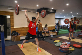 تمرین تیم ملی وزنه‌ برداری