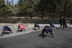 تمرین تیم ملی وزنه‌ برداری