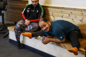 تمرین تیم ملی وزنه‌ برداری