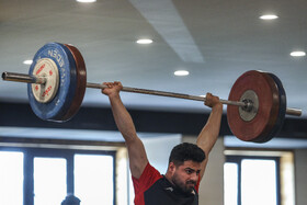 تمرین تیم ملی وزنه‌ برداری