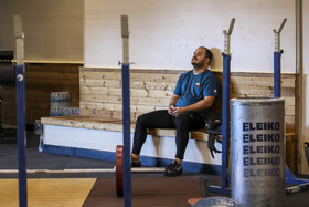 تمرین تیم ملی وزنه‌ برداری