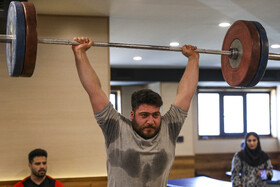 تمرین تیم ملی وزنه‌ برداری