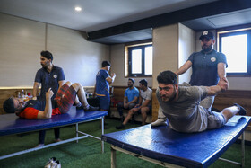 تمرین تیم ملی وزنه‌ برداری