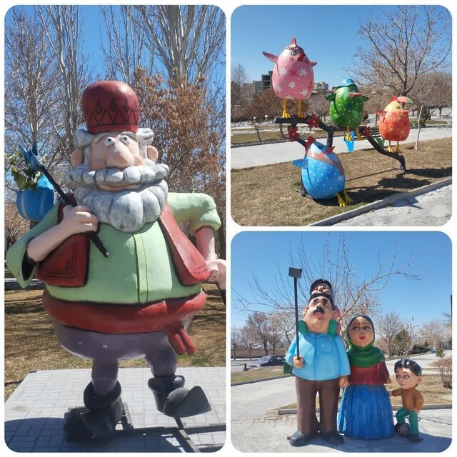 ملایر با نصب بیش از ۱۰۰ المان نوروزی رنگ و بوی بهار گرفت